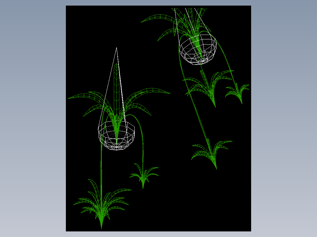 室内家具及植物三维模型四-HH023