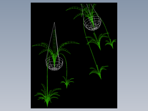 室内家具及植物三维模型四-HH023