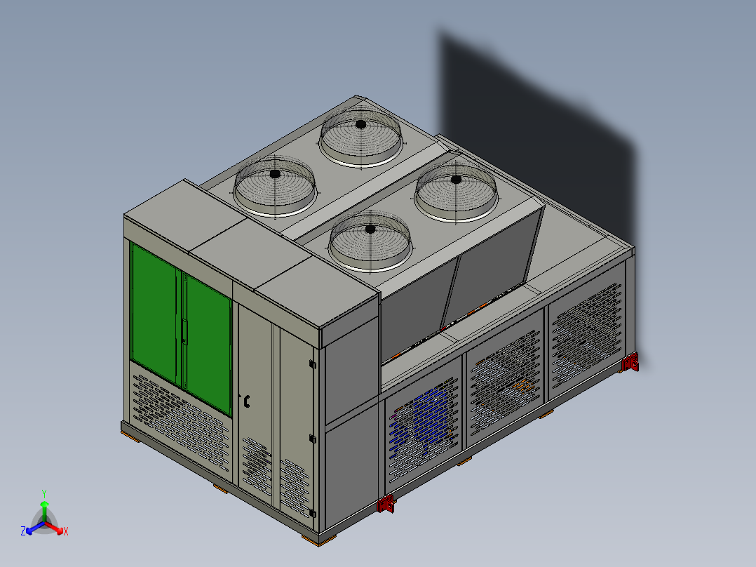 半工业制冷机组