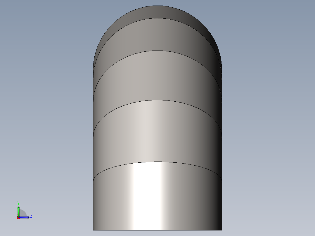 钢板制弯头左视图