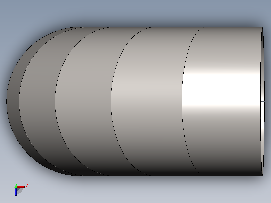 钢板制弯头俯视图