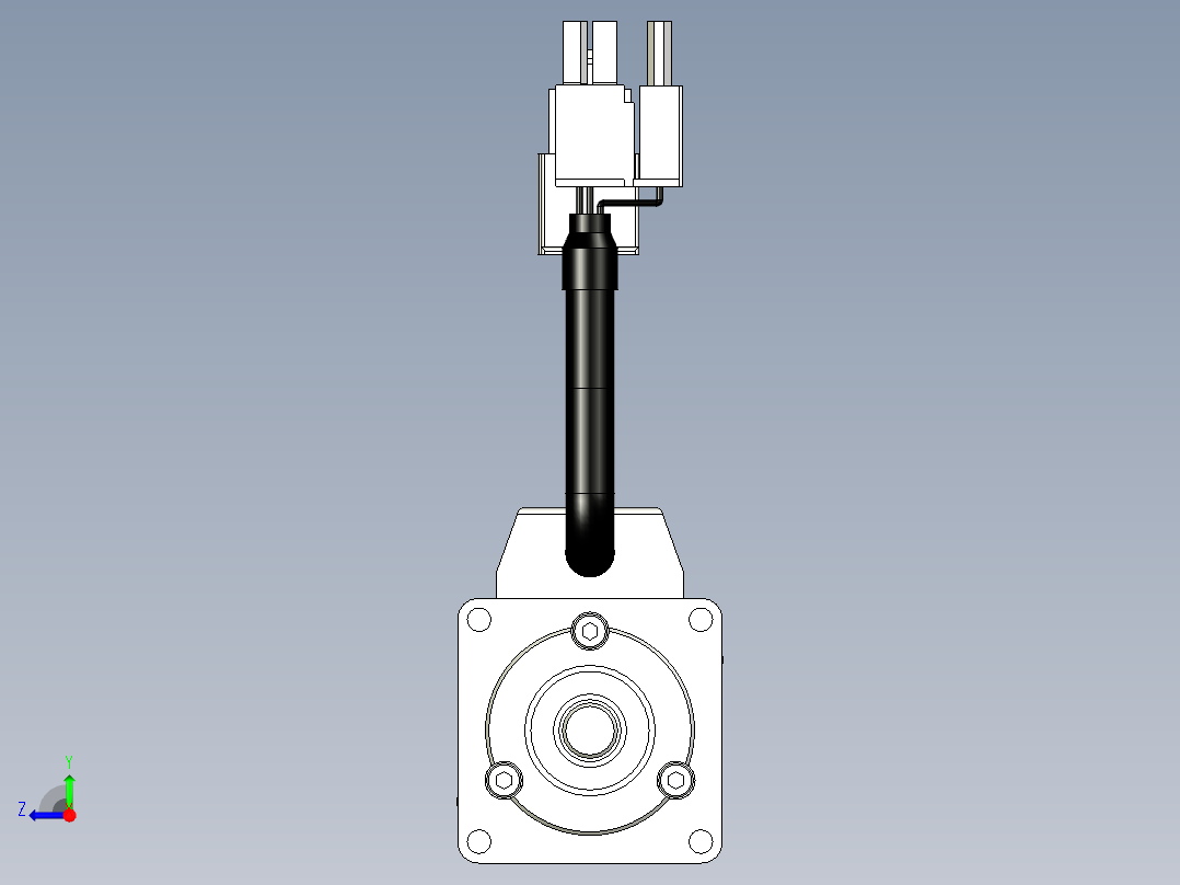 松下电机-MATSUSHITA_MSMF012L1D2右视图