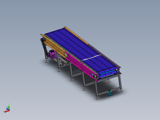 T906 详细板链输送线