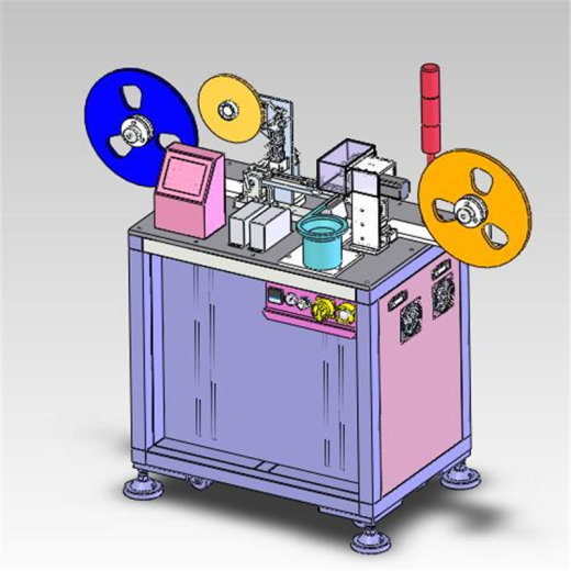 高速自动编带机3D图纸 非标自动化机械3D图纸素材 机械设计图纸1缩略图