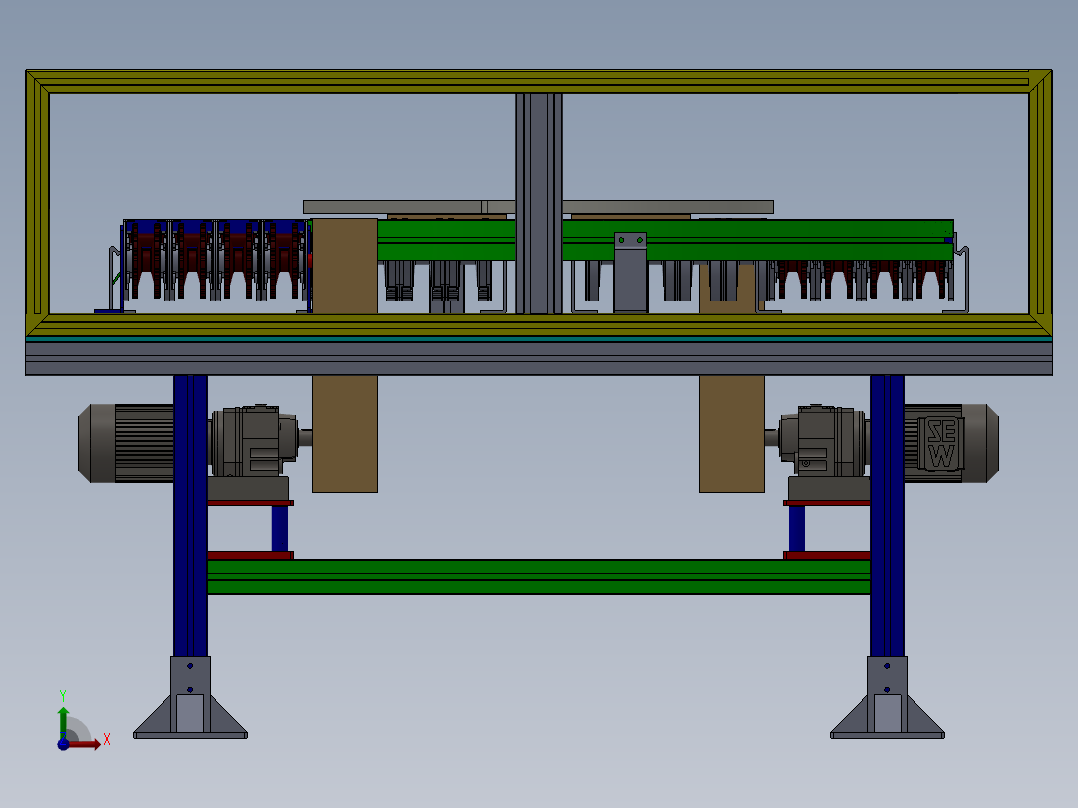 139U型缓冲台(1)前视图