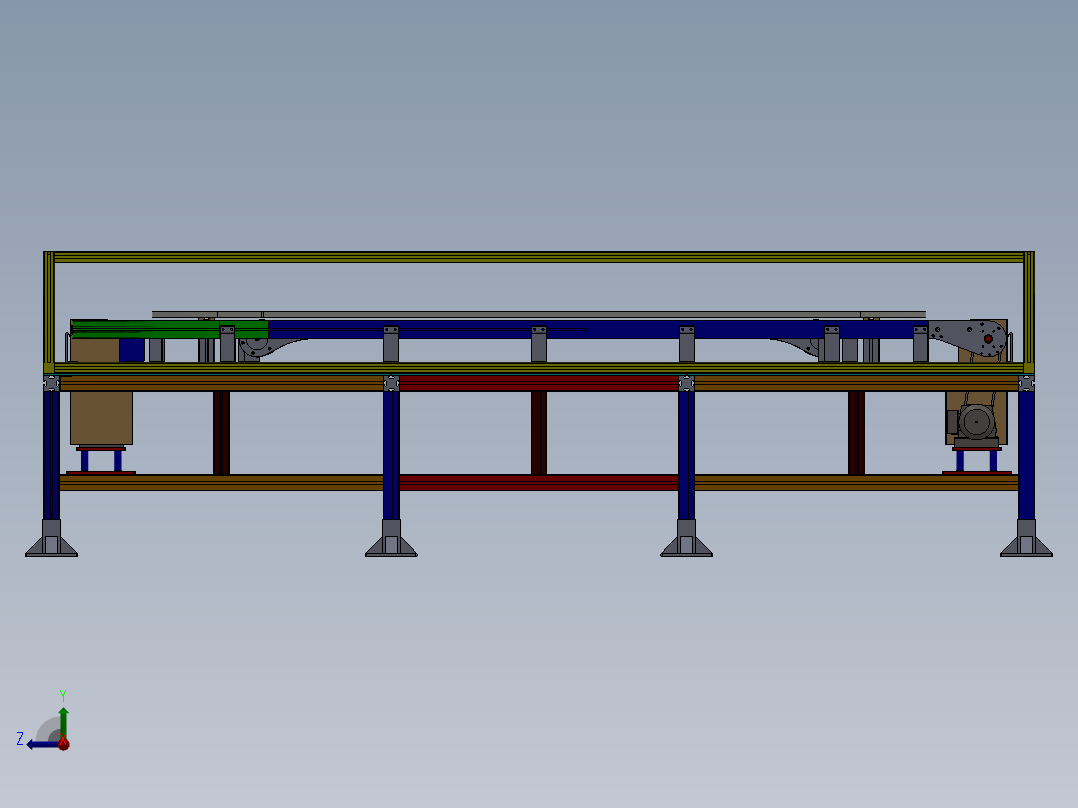 139U型缓冲台(1)右视图