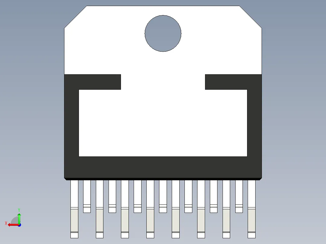 multiwatt-ST 封装-MULTIWATT-15_Normal_LHorizontal_rev1.1后视图