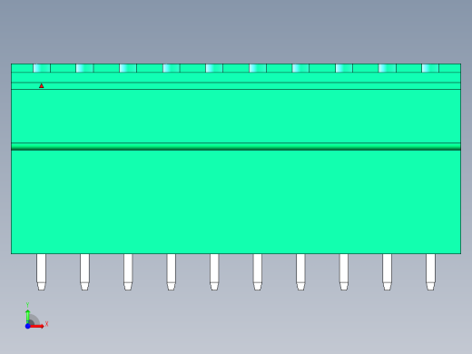 DEGSON 2EDG 系列 5.0mm 可插拔接线端子组-2EDGVH-5.0-20P-14-00AH前视缩略图