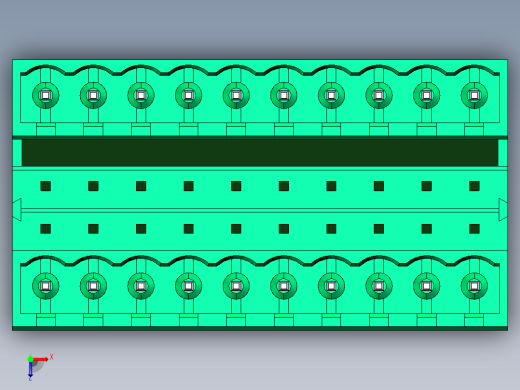 DEGSON 2EDG 系列 5.0mm 可插拔接线端子组-2EDGVH-5.0-20P-14-00AH俯视缩略图