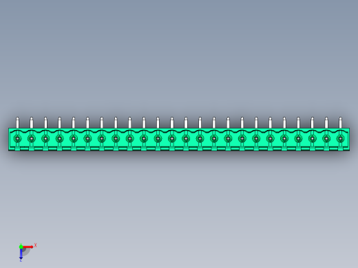 DEGSON 2EDG 系列 5.08mm 可插拔接线端子组-2EDGRC-5.08-24P-14-00AH俯视缩略图