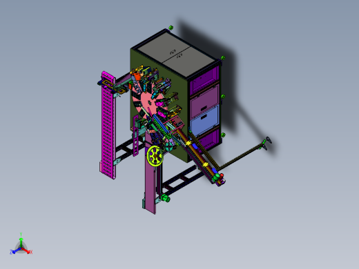 电子模组件转盘式贴模产线