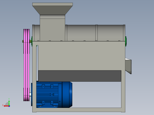 大豆脱粒机三维设计含CAD图纸+proe模型+说明书923715==1000后视缩略图