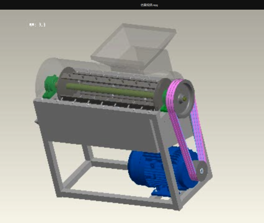 大豆脱粒机三维设计含CAD图纸+proe模型+说明书923715==1000缩略图