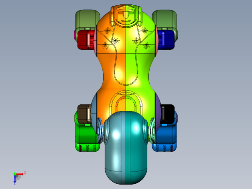 早教机器狗狗俯视缩略图