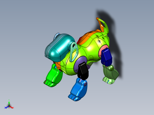 早教机器狗狗正等轴测缩略图