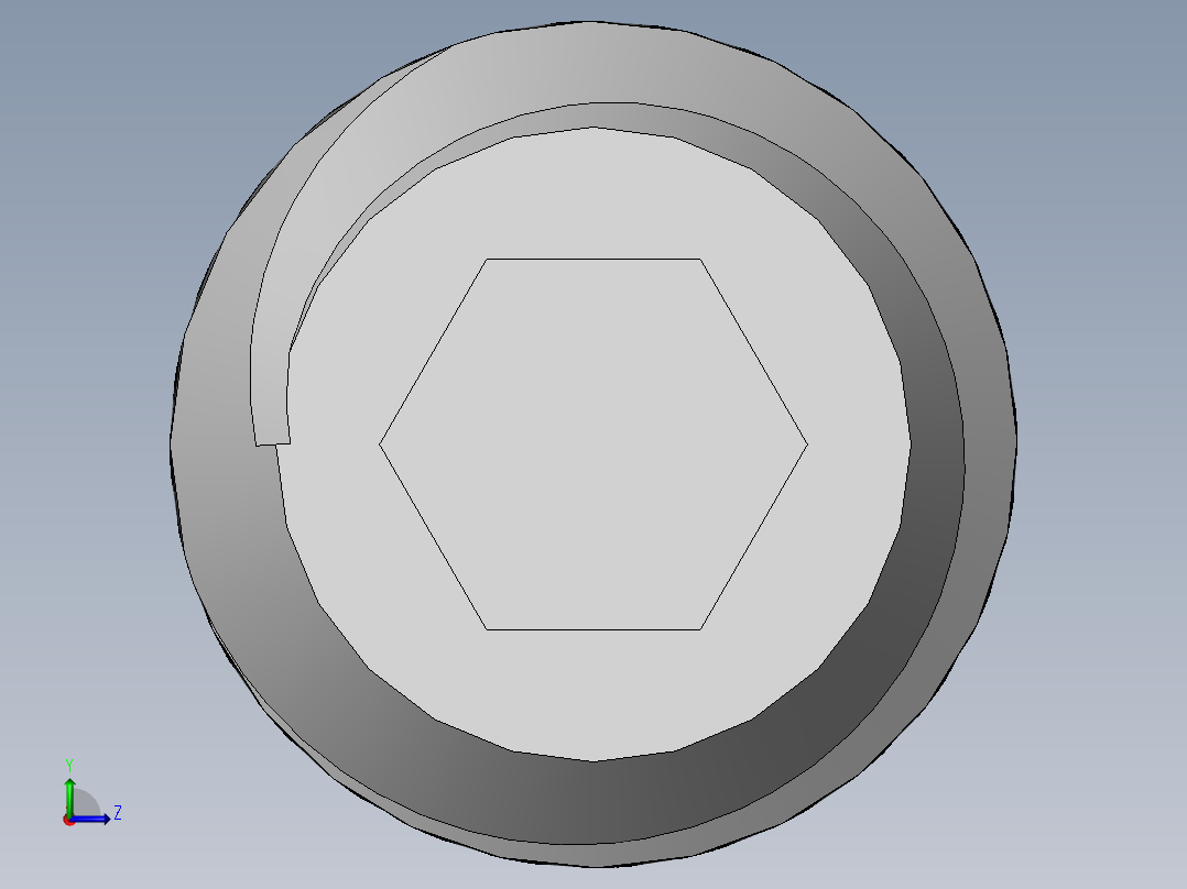 DIN 913-ISO 4026 固定螺钉-M1.6 L=2.5.SLDPRT左视图