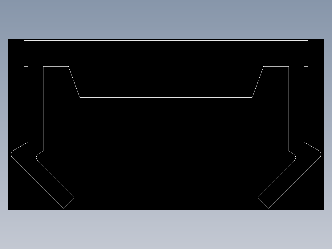 型材-BR 8 SLOT ALUMINIUM INFILL PROFILE KJN523256.DXF