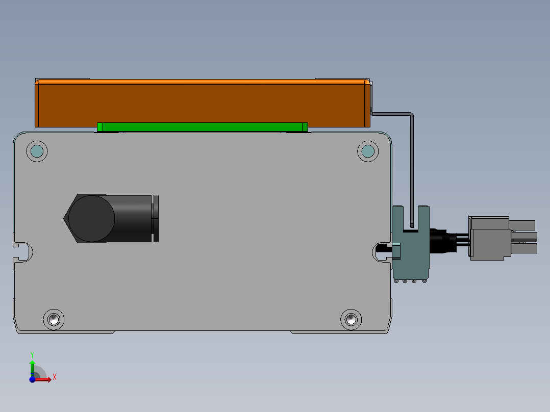 MCH丝杆全封闭MCH14-BC-200W前视图