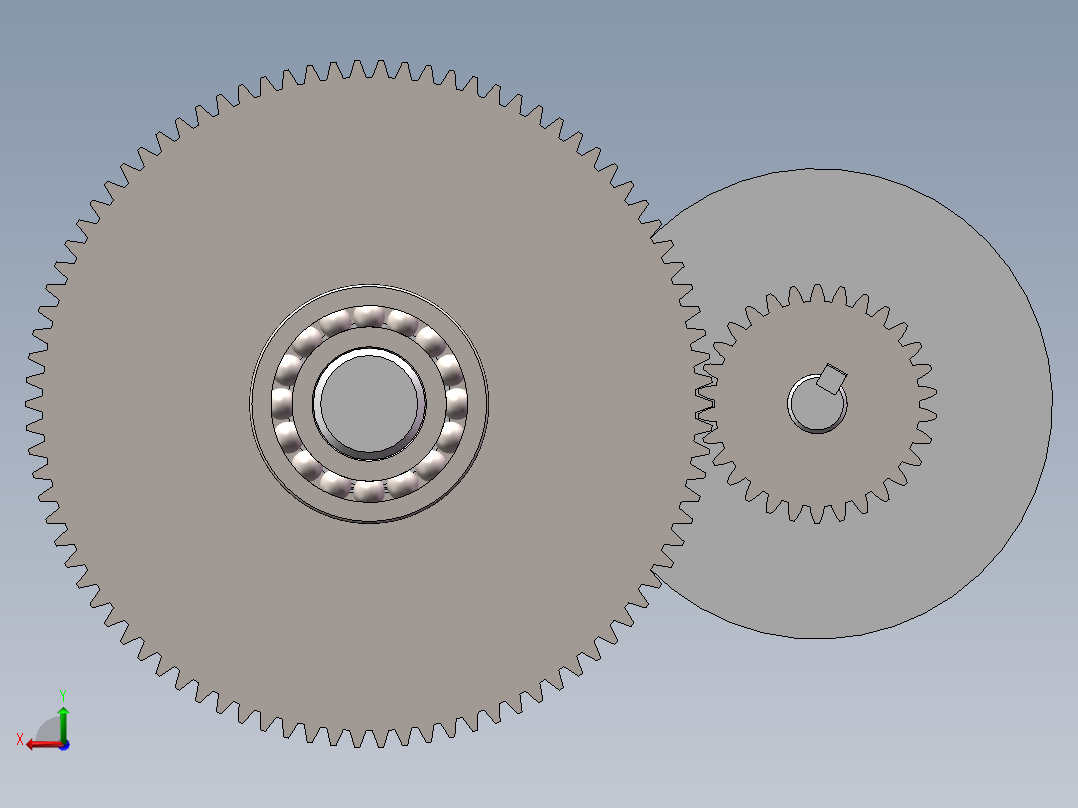 打孔机模型后视图