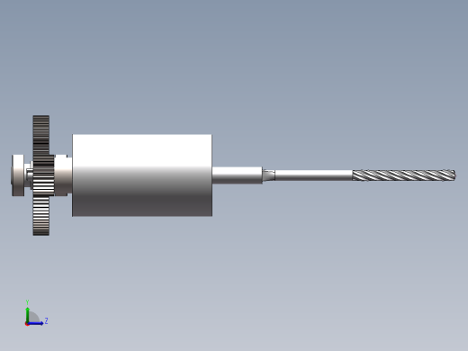 打孔机模型左视缩略图