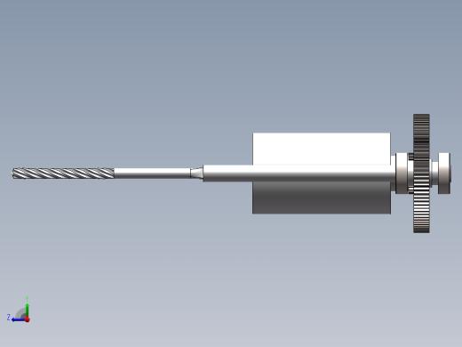 打孔机模型右视缩略图