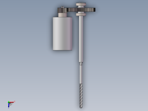 打孔机模型俯视缩略图