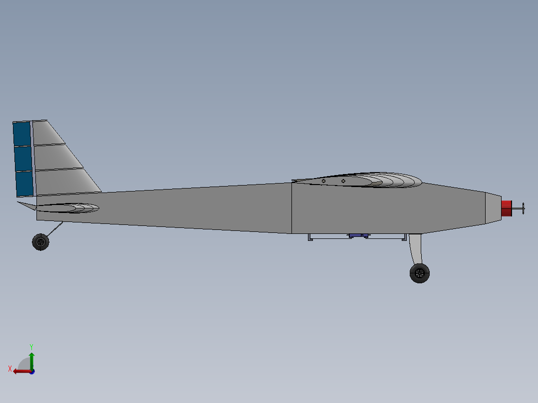 c-plane-34遥控飞行模型后视图