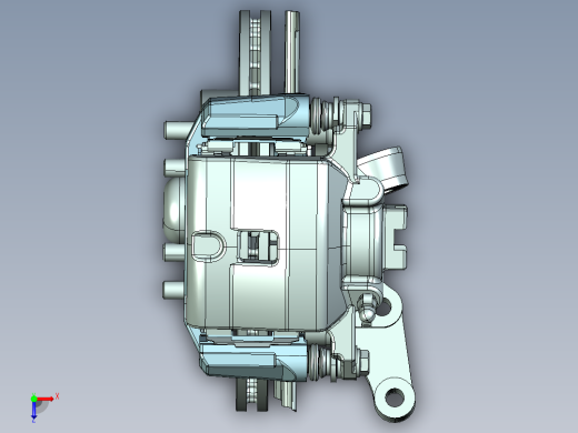 液压制动系统汽车防抱死系统设计【含三维catia+10张CAD图+文档】俯视缩略图