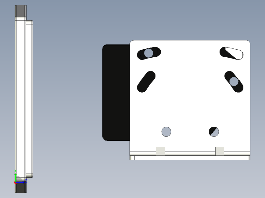 基恩士LV-S63_kc图纸模型左视缩略图
