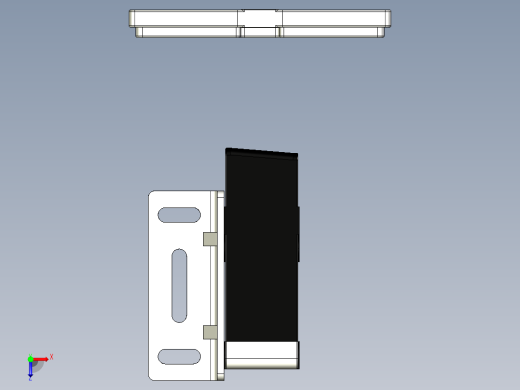 基恩士LV-S63_kc图纸模型俯视缩略图