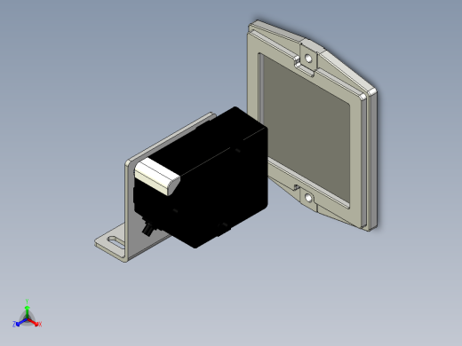基恩士LV-S63_kc图纸模型正等轴测缩略图