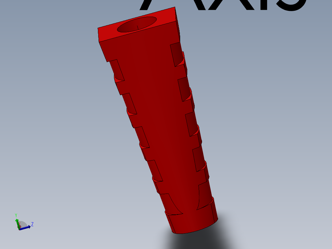 strain relief straight主视图