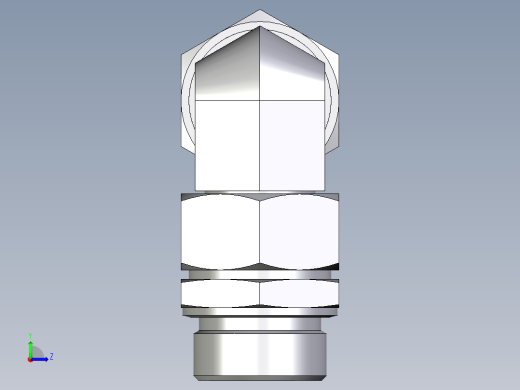 卡套式工业通用硬管接头EO_Assembled_adjustable_standpipe_elbow_EVW35LM71左视缩略图