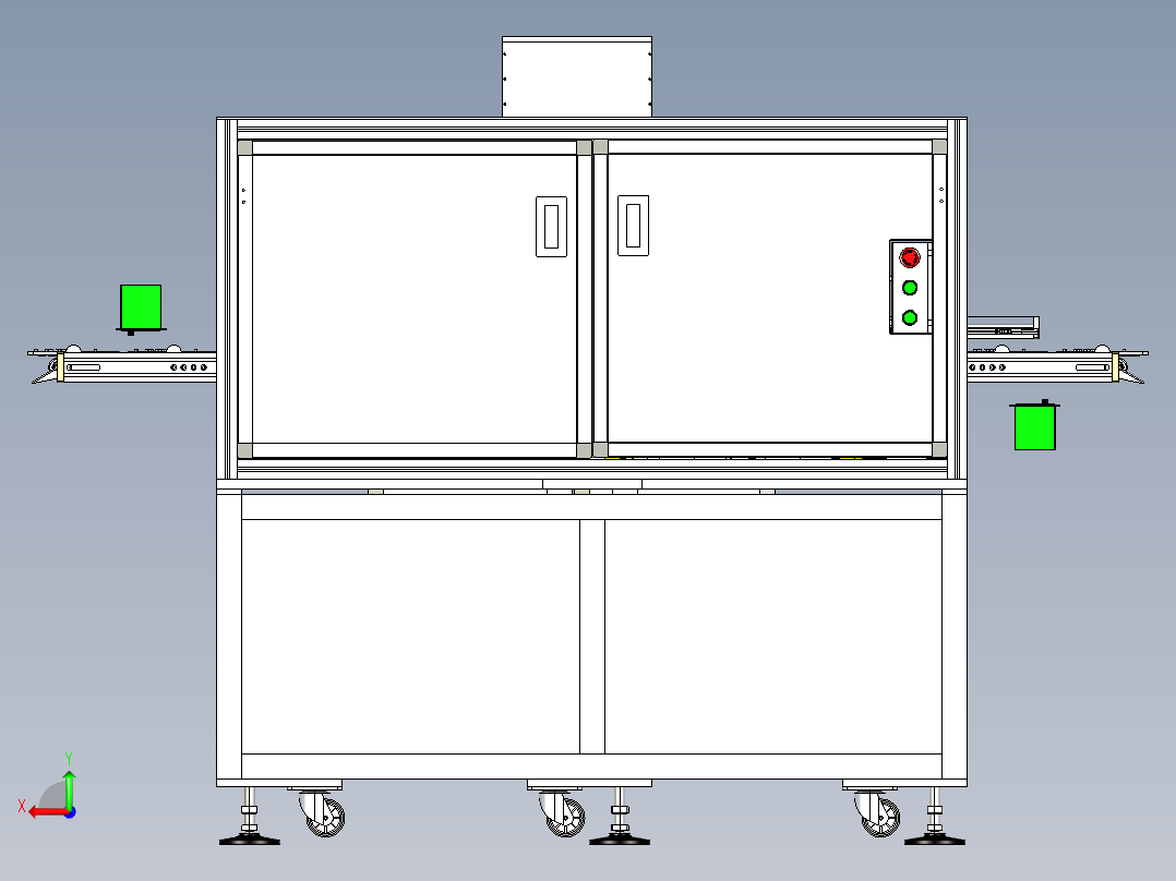 话机总装配体后视图