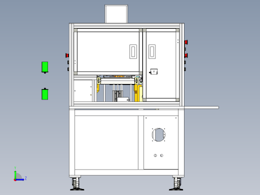 话机总装配体左视缩略图