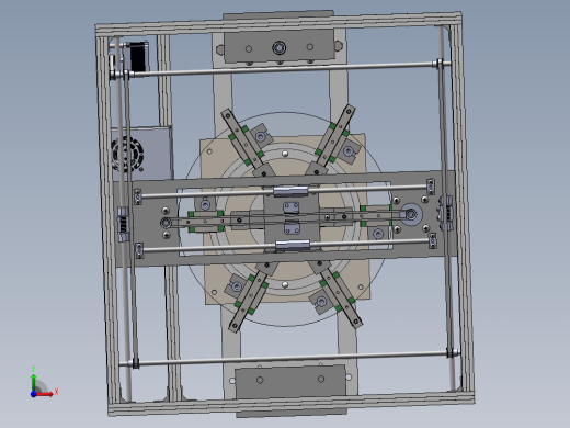 新型3D打印机结构设计含三维图前视缩略图