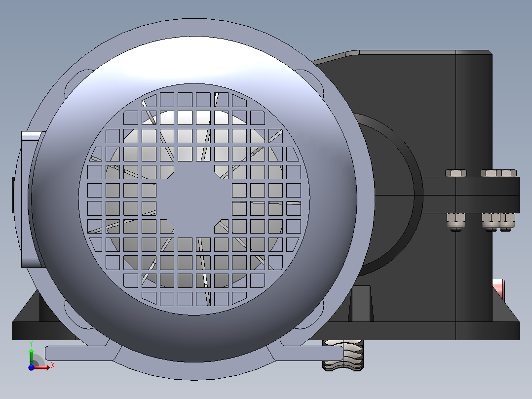 传动系统前视图