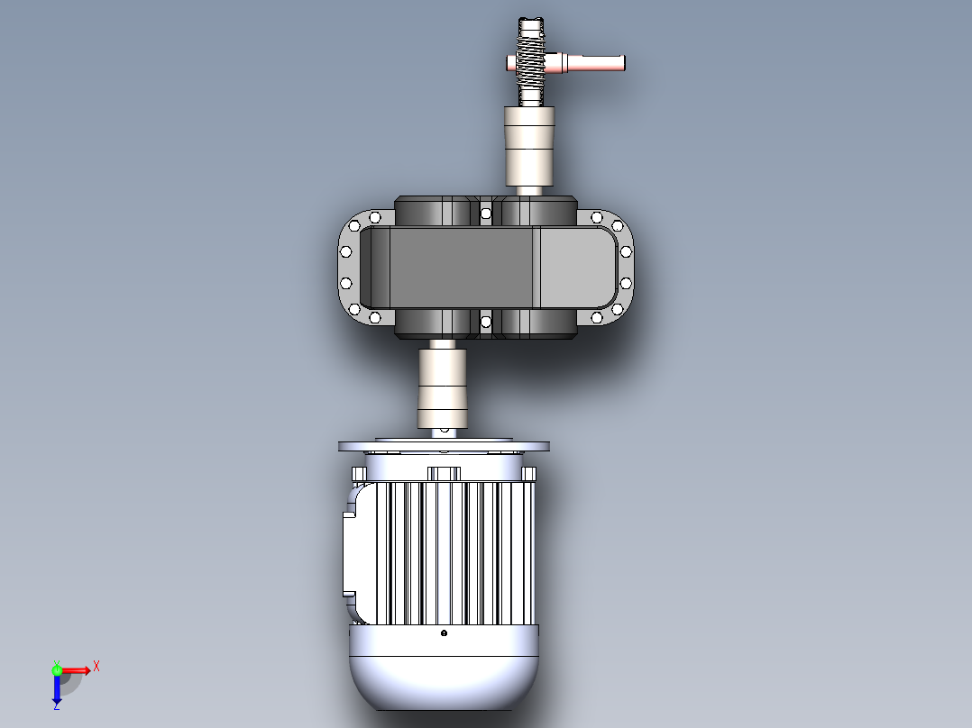 传动系统俯视图