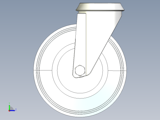 型材-KJN 515368 125MM WHEEL左视缩略图