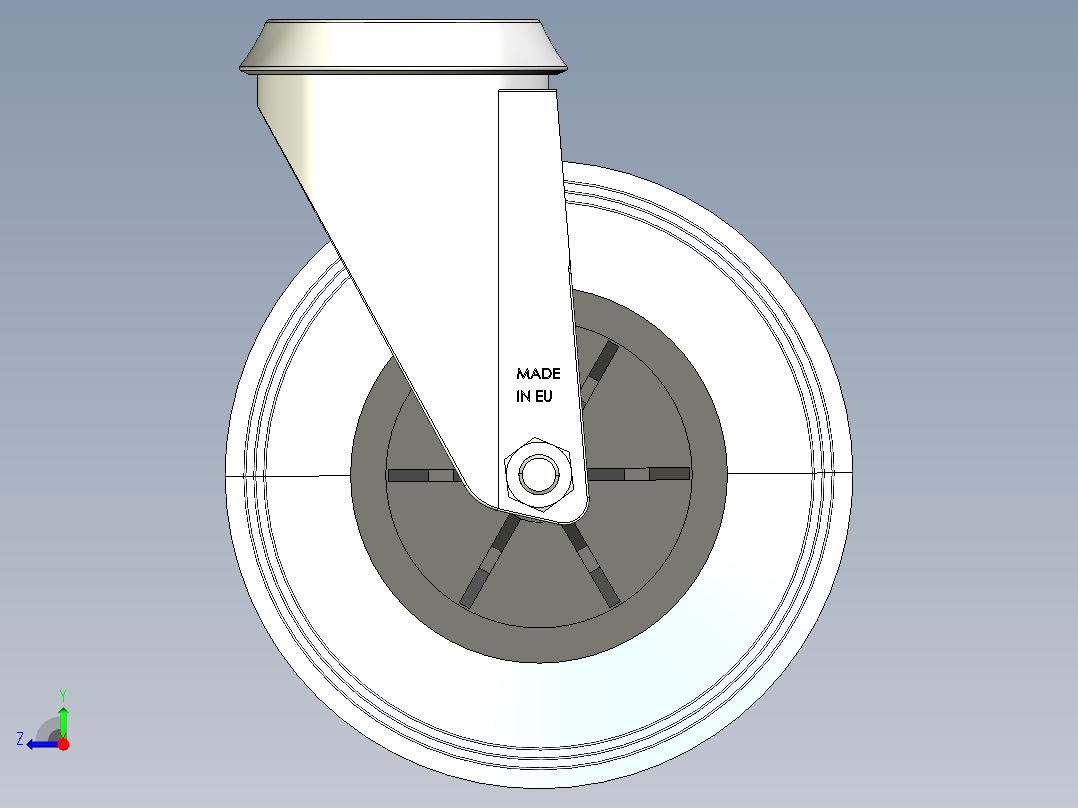 型材-KJN 515368 125MM WHEEL右视图