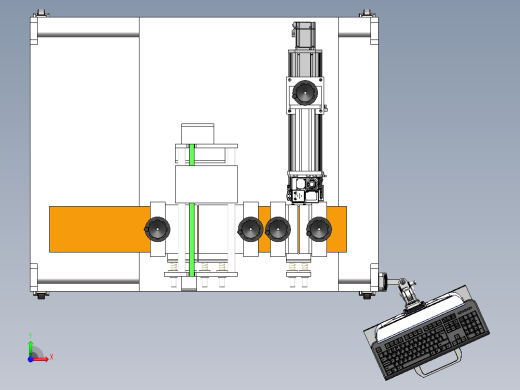 铜板激光切割机前视缩略图