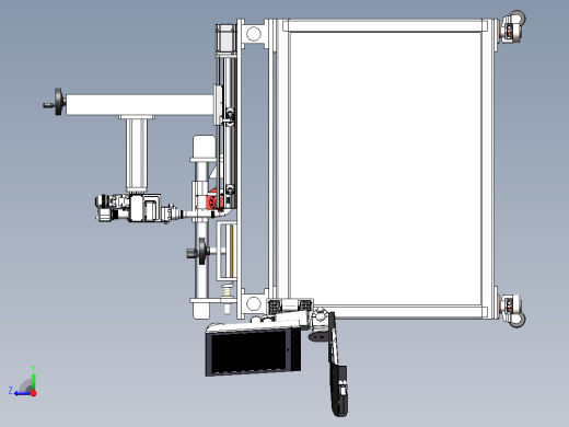 铜板激光切割机右视缩略图