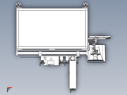 铜板激光切割机俯视缩略图