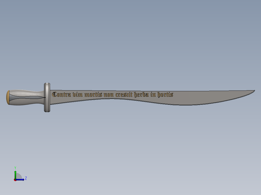 剑、宝剑(42)左视图