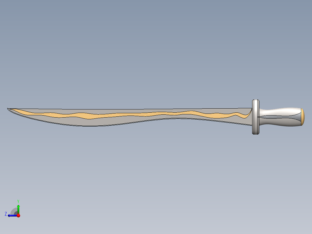 剑、宝剑(42)右视图