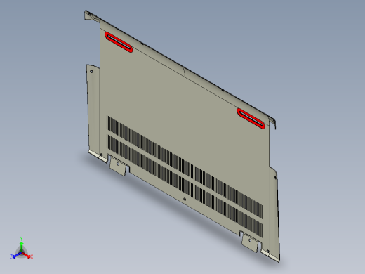 散热金属壳铣避位UG程序模型