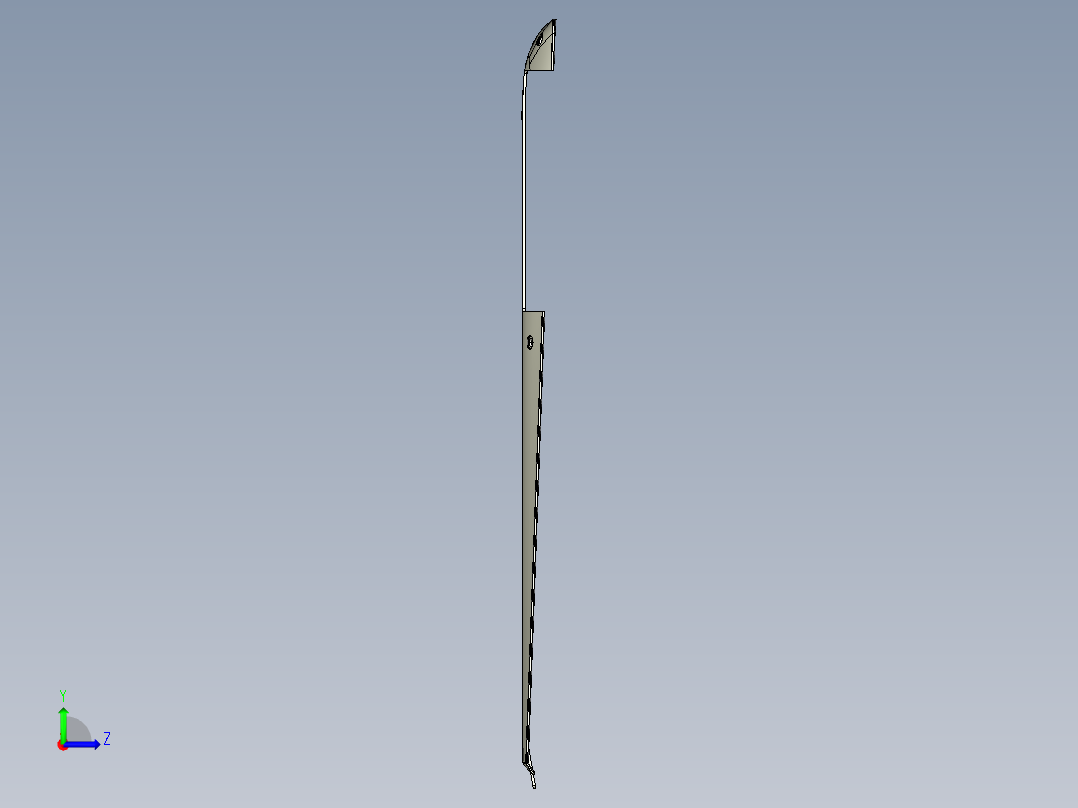 散热金属壳铣避位UG程序模型左视图