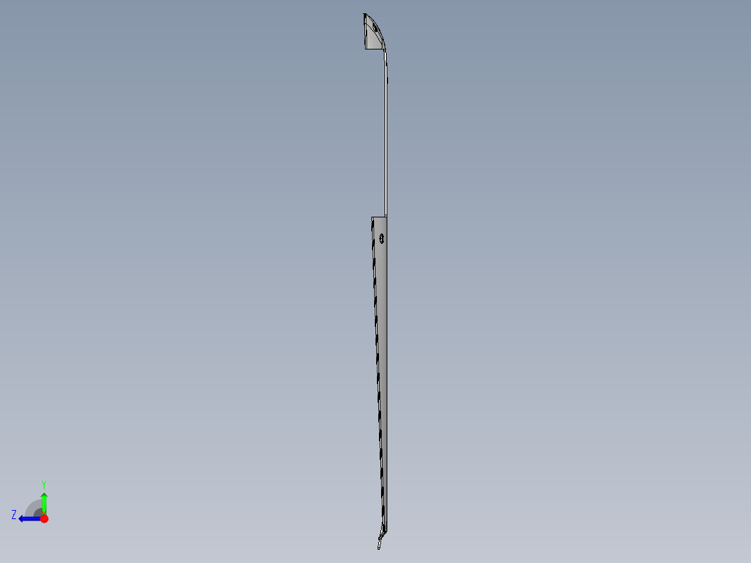 散热金属壳铣避位UG程序模型右视图