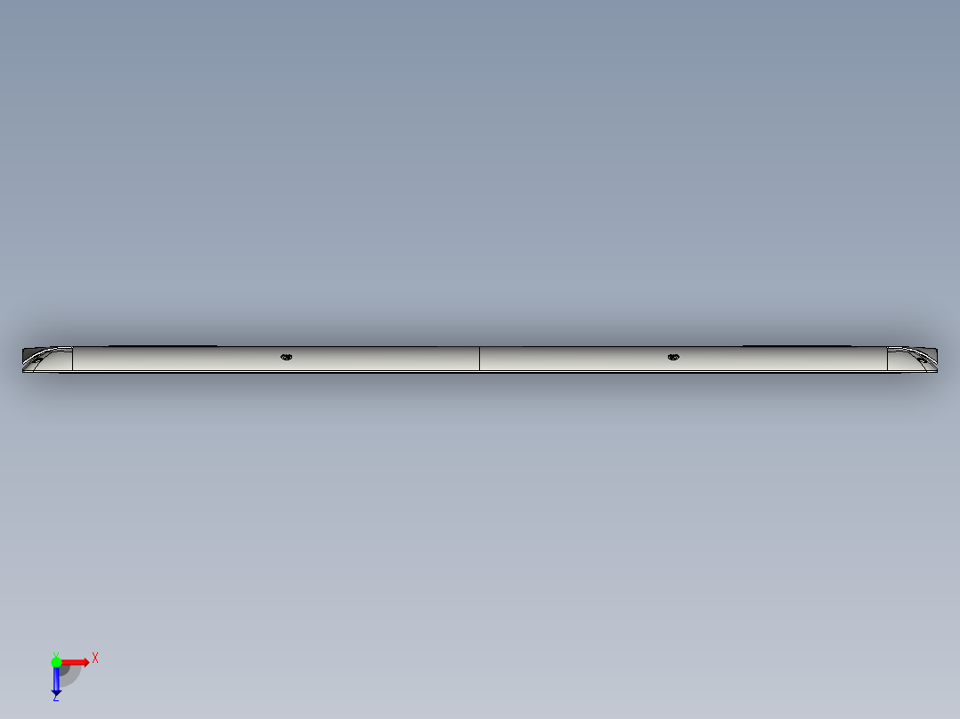散热金属壳铣避位UG程序模型俯视图