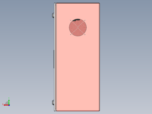 电气控制柜三维模型3D后视缩略图